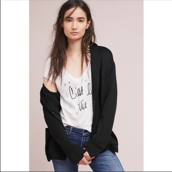 Anthropologie Tops - NEW Anthropologie Metallic Graphic Tee